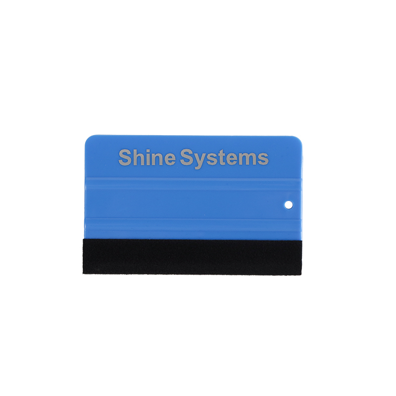 картинка Выгонка мягкая синяя с черной микрофиброй - Shine Systems 12,6*8см.