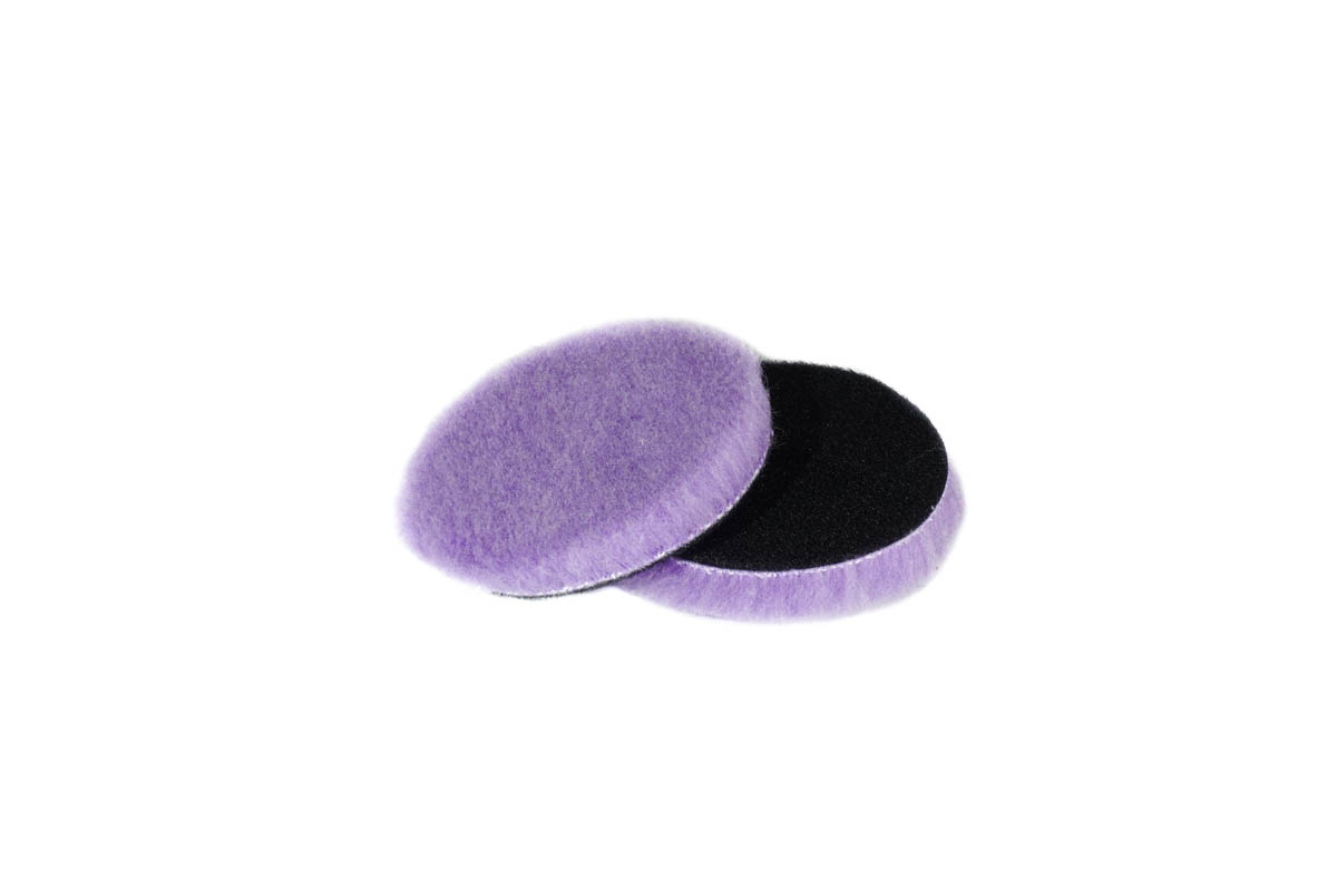 картинка Полировальник гибридная шерсть (короткий ворс 8мм) - А302 Purple Wool Pad DA 80/8мм.