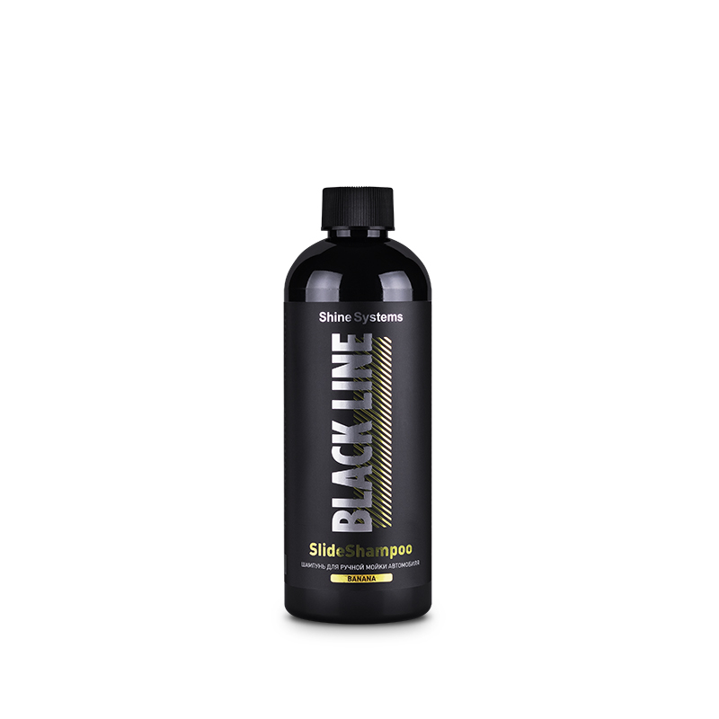 картинка Шампунь для ручной мойки автомобиля - Shine Systems Black Line SlideShampoo Banana 400мл.