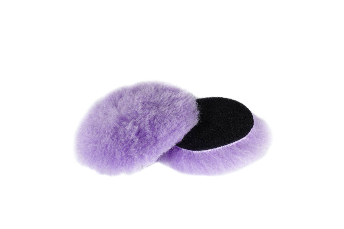 картинка Полировальник гибридная шерсть RO (длинный ворс 23мм) - А302 Purple Wool Pad RO 80/23мм.