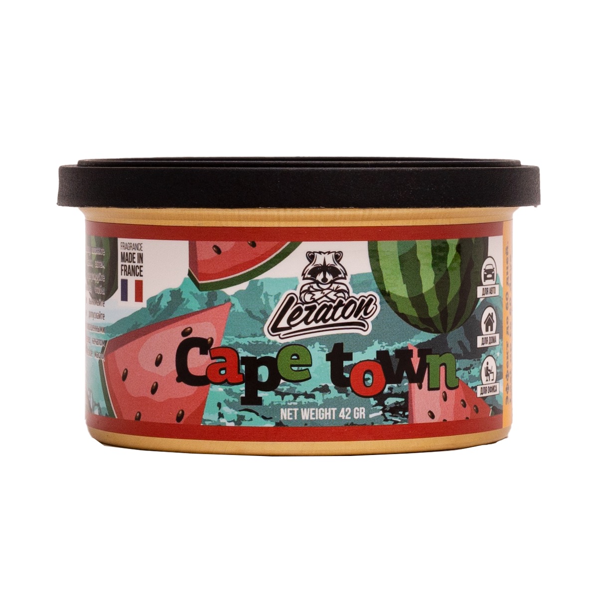 картинка Ароматизатор для автомобиля в банке - LERATON Cape town (Water Melon/Арбуз)
