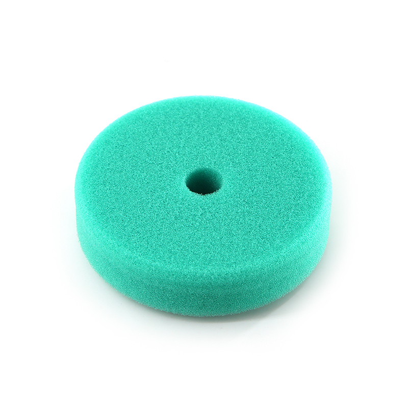 картинка Полировальный круг твердый зеленый - Shine Systems RO Foam Pad Green 75мм.