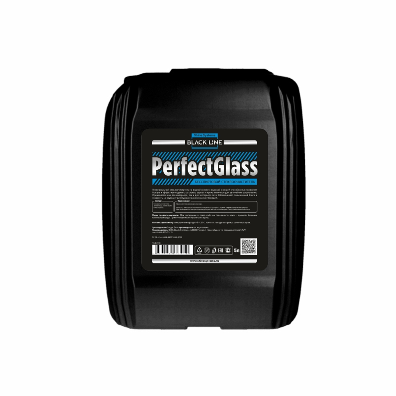 картинка Бесспиртовой стеклоочиститель - Shine Systems Black Line PerfectGlass 5л.