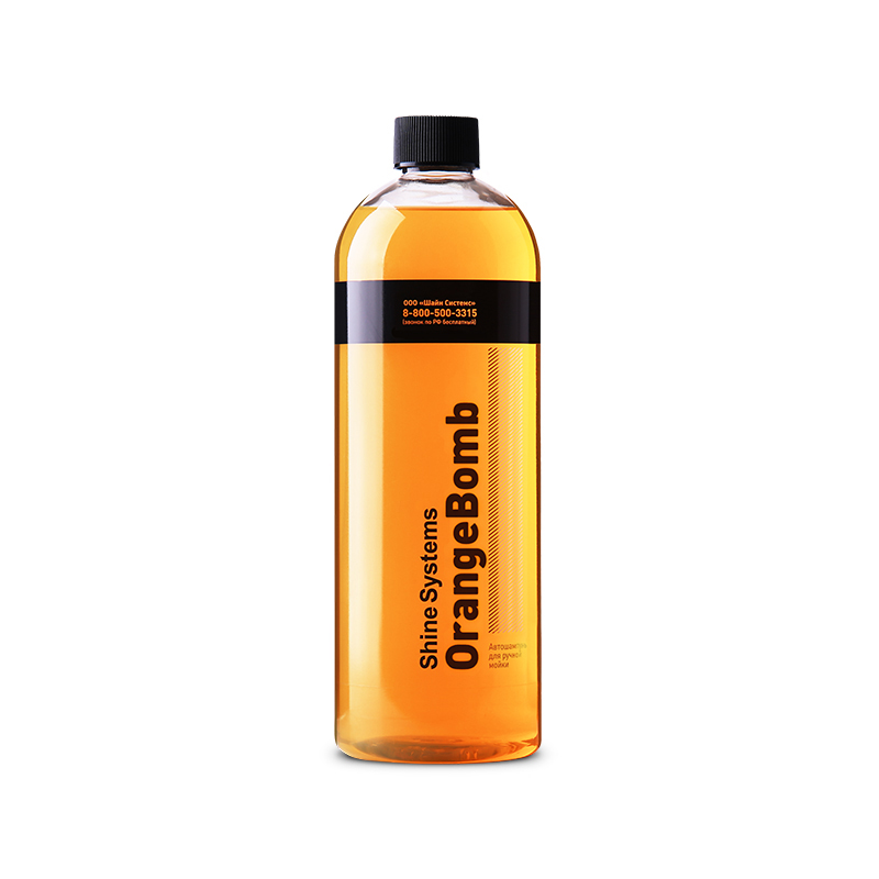 картинка Автошампунь для ручной мойки - Shine Systems OrangeBomb Shampoo 750мл.