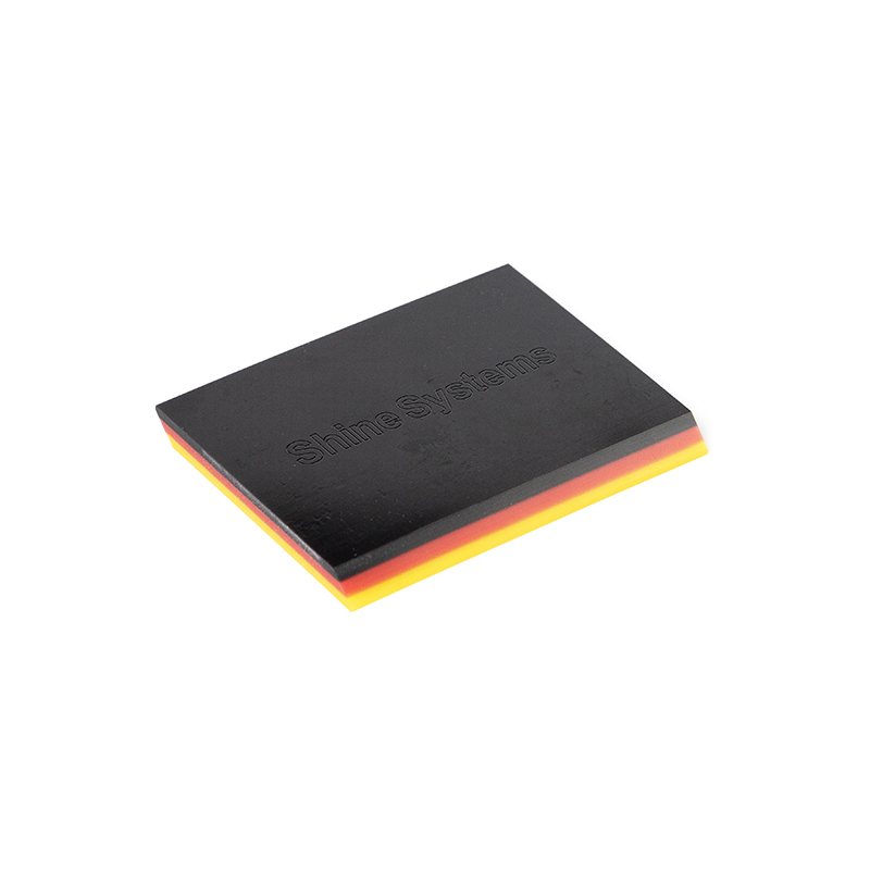 картинка Ракель трехслойный  резиновый большой - Shine Systems PPF 10*7,6см.