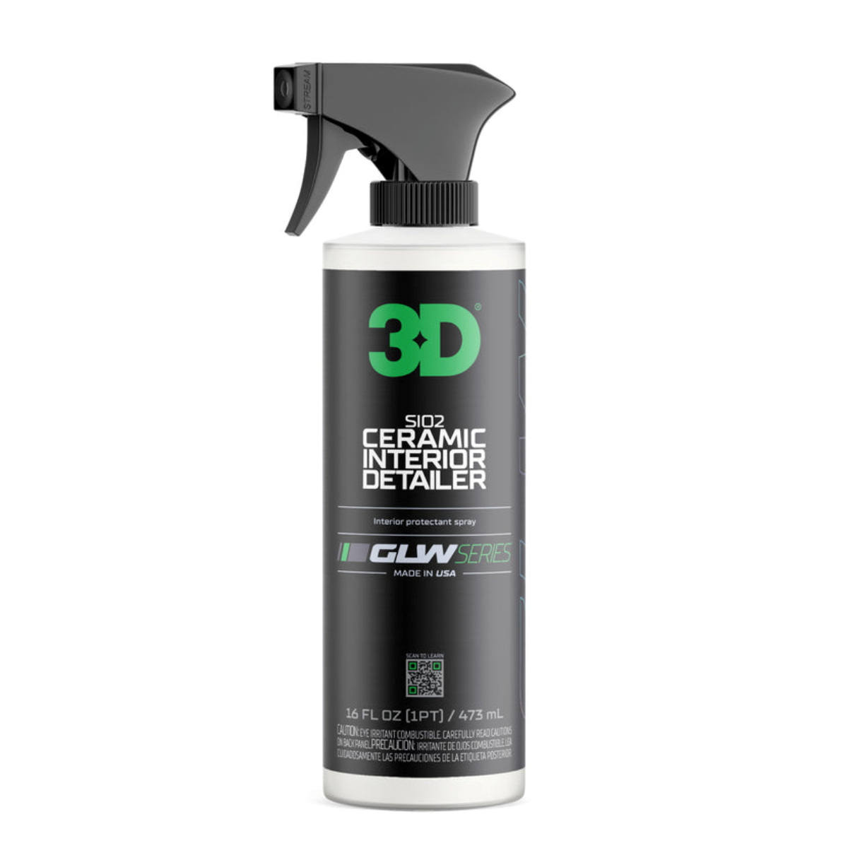 картинка Квик-Детейлер для интерьера - 3D 347 GLW SiO2 Ceramic Interior Detailer 473мл.
