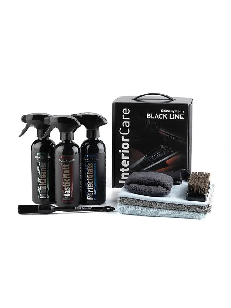 картинка Набор для ухода за интерьером - Shine Systems Black Line InteriorCare Kit