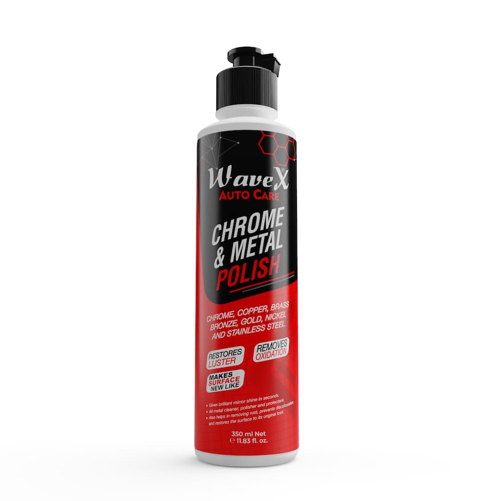 картинка Полироль для металла и хрома - Wavex Chrome & Metal Polish 350г.
