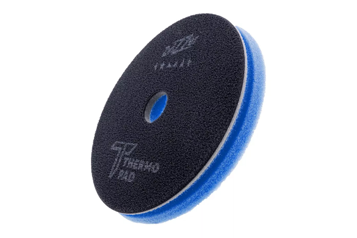 картинка Синий полутвердый полировальный круг - ZviZZer AllRounder Thermo Pad 140/20/125мм.
