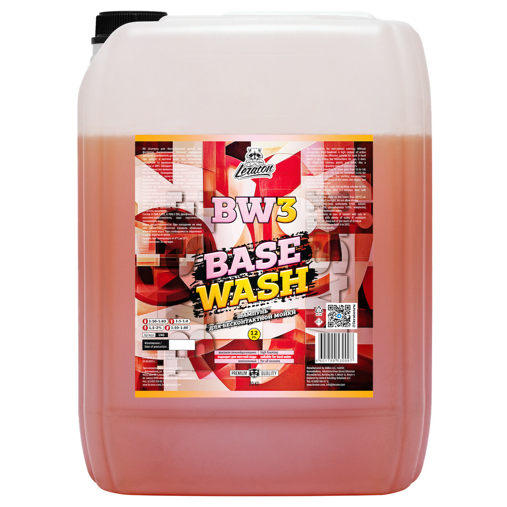 картинка Шампунь для бесконтактной мойки - LERATON BW3 Base Wash 20кг.