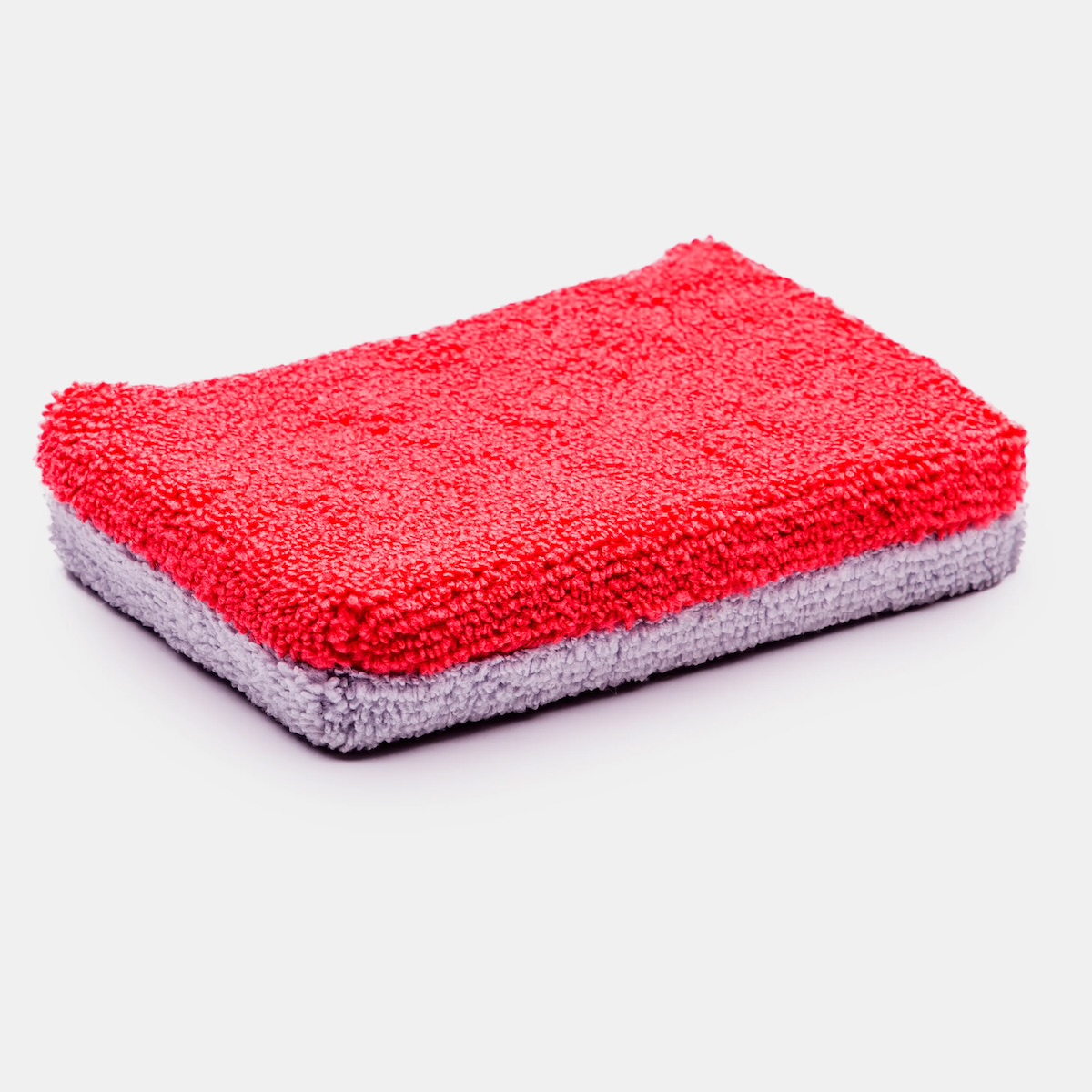 картинка Аппликатор микрофибровый двухсторонний - P&S Inspiration Coating Applicator Grey/Red 10,16х12,7см.