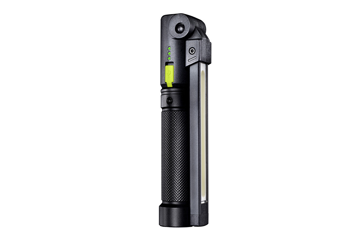 картинка Складной инспекционный фонарь (COB 925 Lm + COB 475 Lm + SMD 150 Lm, 1100mAh) - UNILITE IL-925R