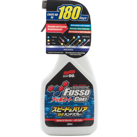 картинка Защитное покрытие для кузова автомобиля - SOFT99 Fusso Spray 6 Months 500мл.