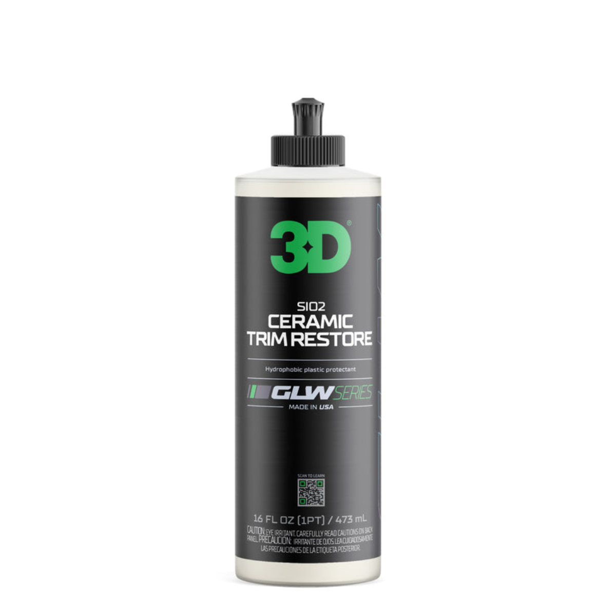 картинка Реставратор пластика с гидрофобным эффектом - 3D 345 GLW SiO2 Ceramic Trim Restore 473мл.