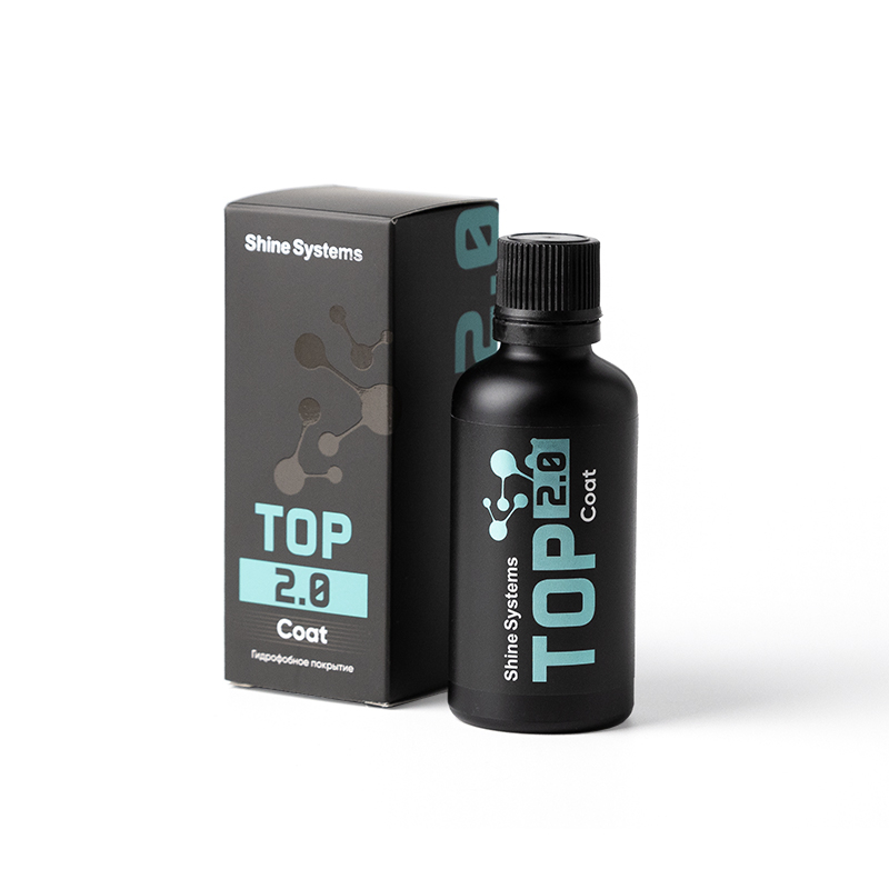 картинка Гидрофобное керамическое покрытие для кузова - Shine Systems TOP Coat 2.0 50мл.