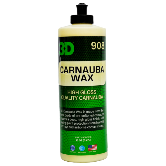 картинка Карнаубский крем-воск - 3D 908 Carnauba Wax 473мл.