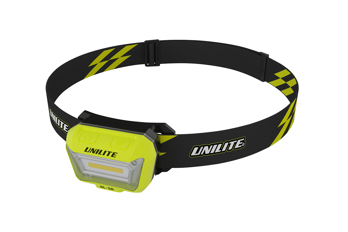 картинка Налобный сенсорный фонарь (325 Lm COB, 1500 mAh, IP65) - UNILITE HL-5R