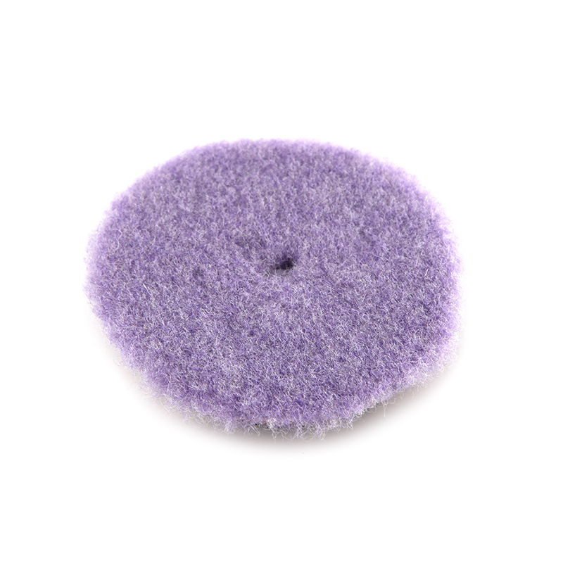 картинка Полировальный круг из лилового меха - Shine Systems Lila Wool Pad 75мм.