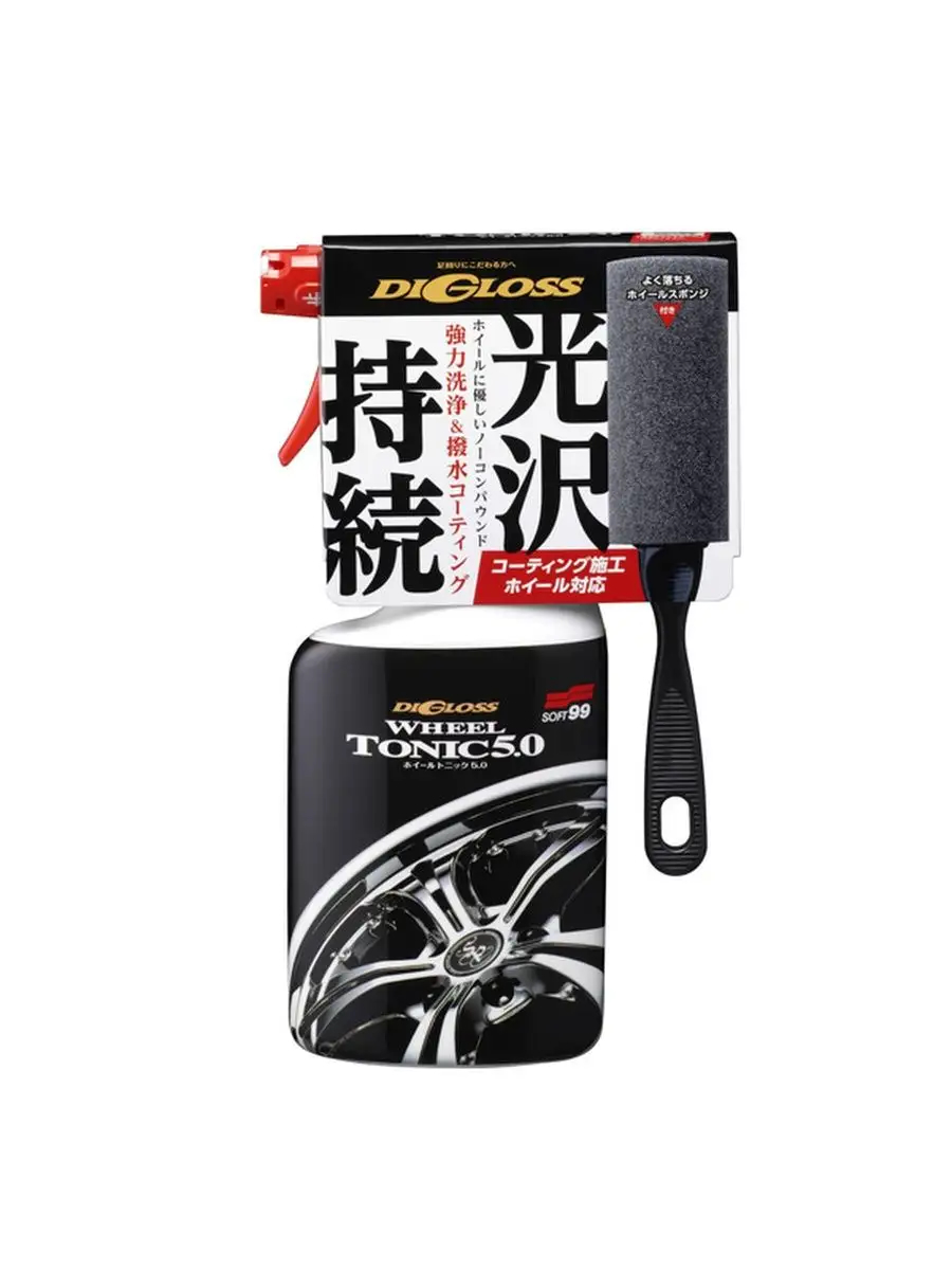 картинка Очиститель-покрытие для колесных дисков - SOFT99 DiGloss Wheel Tonic 5.0 400мл.