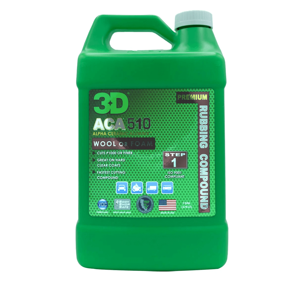 картинка Высокоабразивная паста без силиконов и филеров - 3D 510 ACA Premium Rubbing Compound 3,8л.