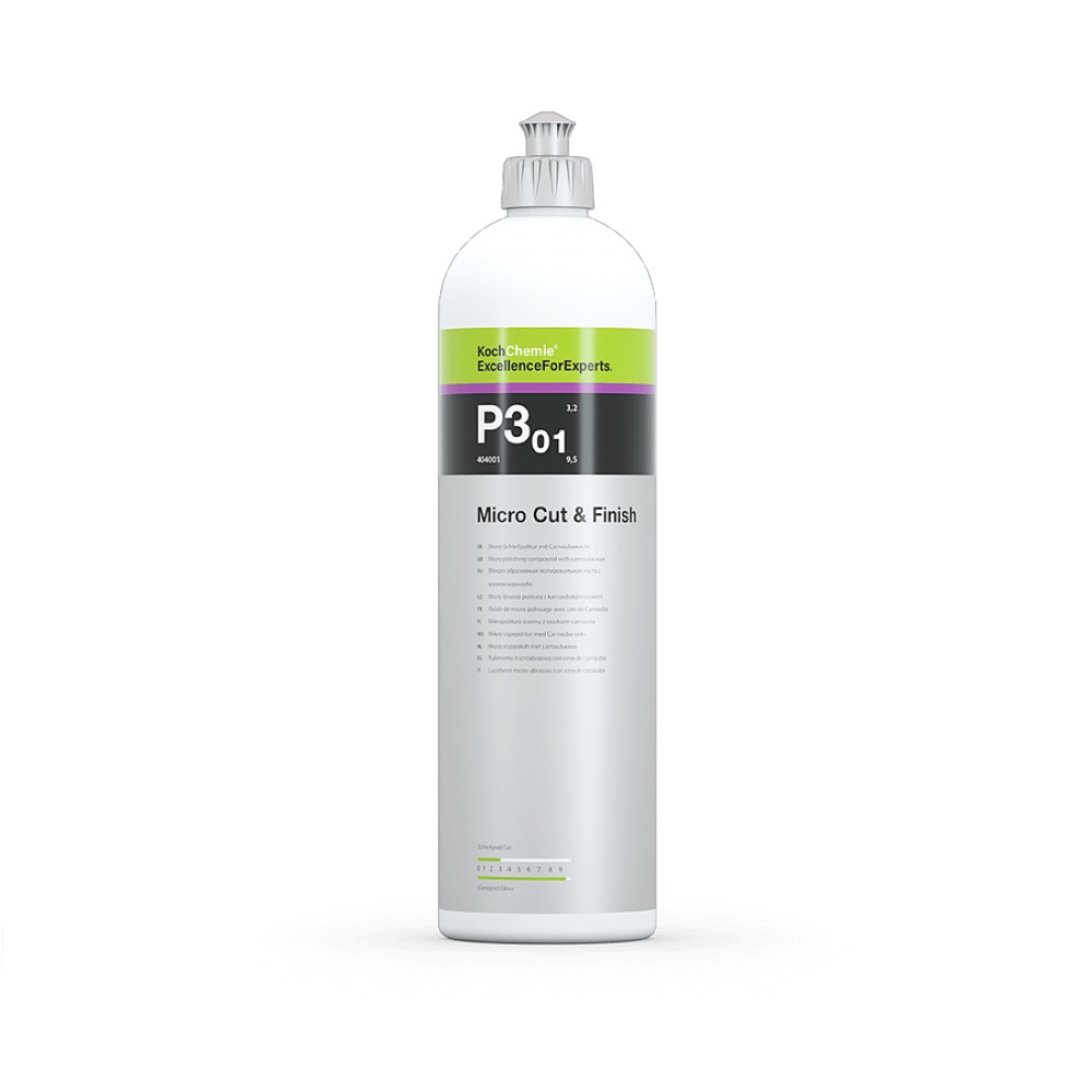 картинка Микроабразивная полировальная паста с воском карнаубы - KochChemie Micro Cut & Finish P3.01 1л.