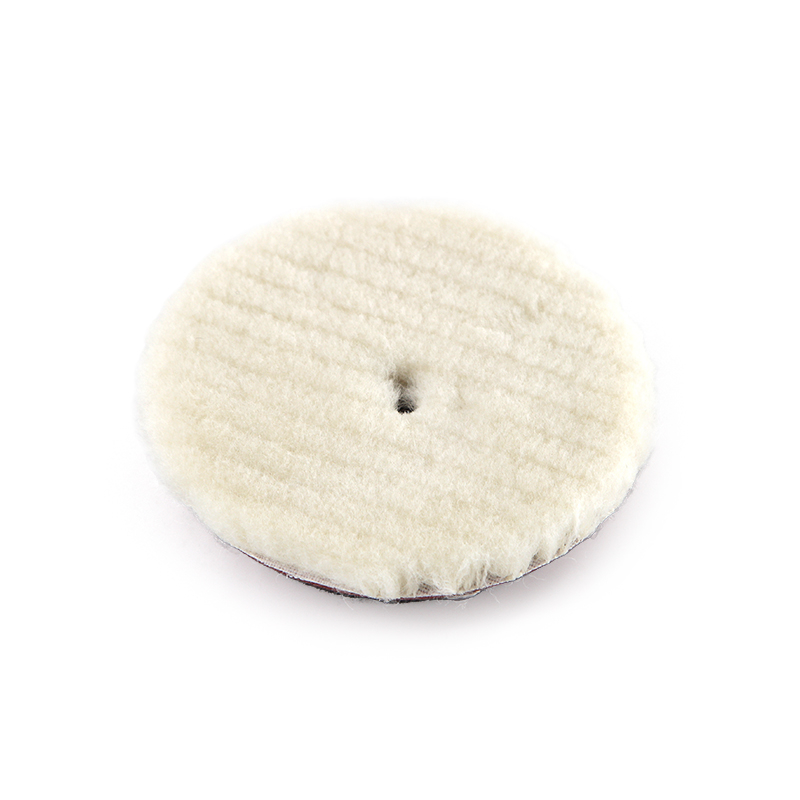 картинка Полировальный круг из стриженого меха - Shine Systems Stripy Wool Pad 75мм.