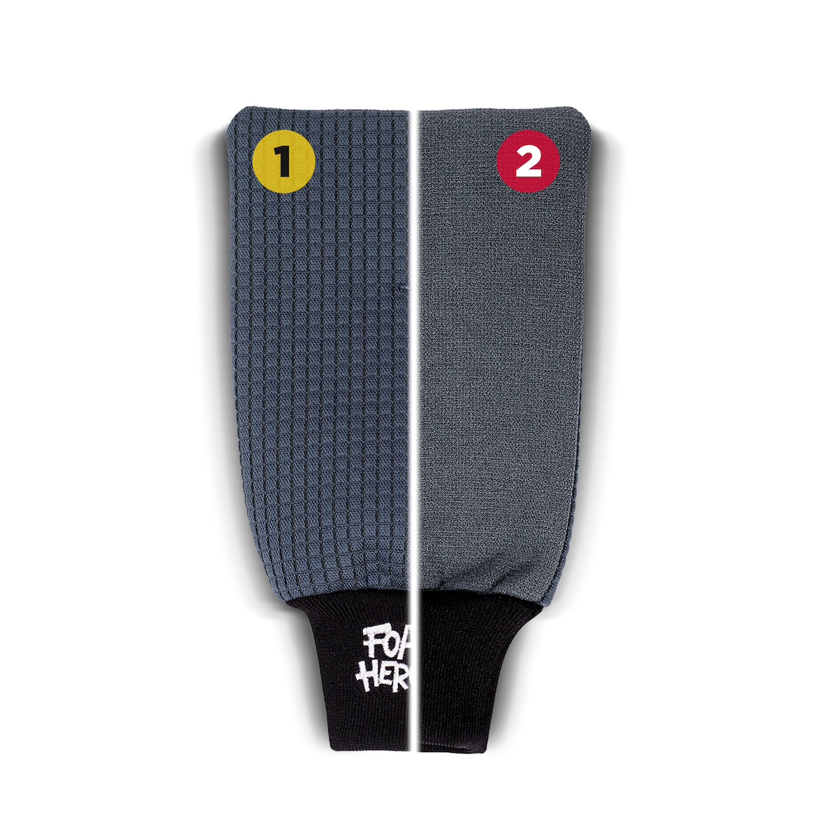 картинка Двусторонняя варежка из микрофибры для очистки стекол - Foam Heroes 2Sided Glass Mitt 17х23см.