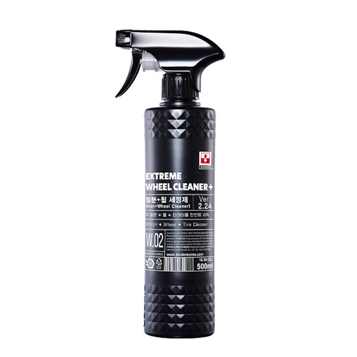 картинка Очиститель резины и дисков 2в1 с индикатором (pH 8,5) - BINDER Extreme Wheel Cleaner+ 500мл.