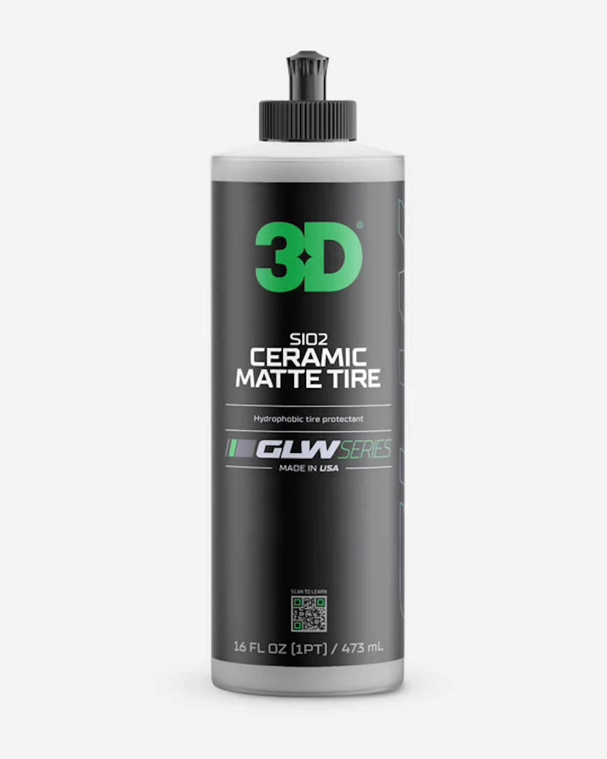 картинка Гидрофобное матовое чернение для шин - 3D 353 GLW SIO2 Ceramic Matte Tire 473мл.