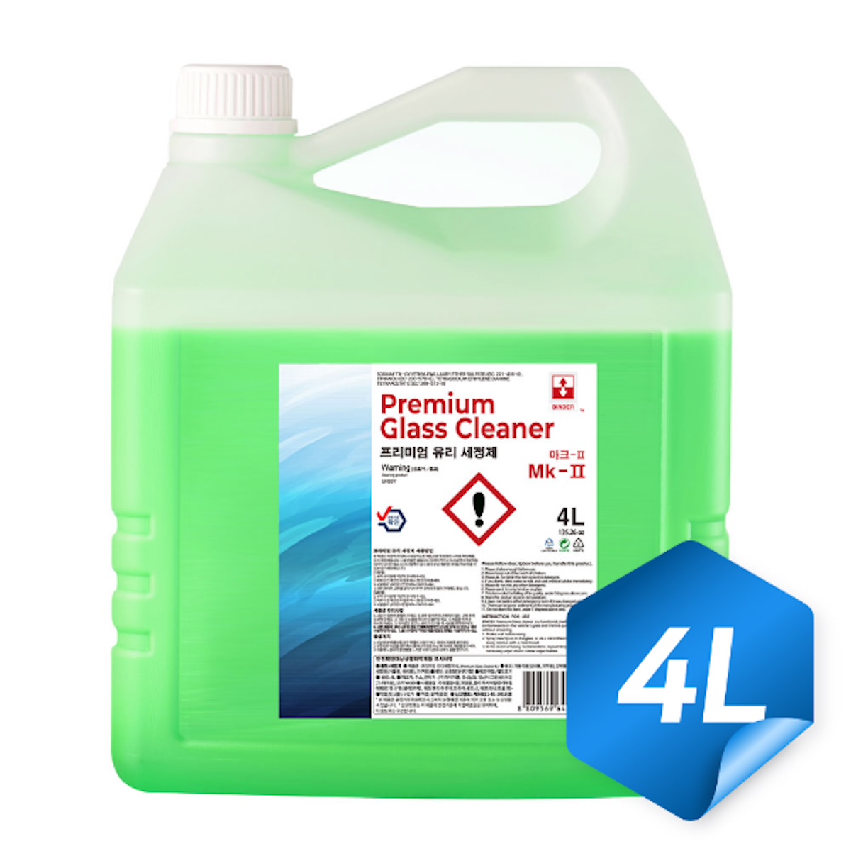 картинка Очиститель стекол с антистатиком (pH 7,2) - BINDER Premium Glass Cleaner 4л.
