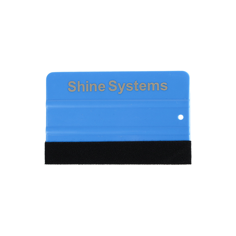 картинка Выгонка жесткая синяя с черной микрофиброй - Shine Systems 12,6*8см.