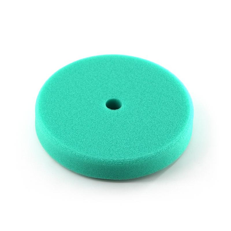 картинка Полировальный круг твердый зеленый - Shine Systems RO Foam Pad Green 130мм.