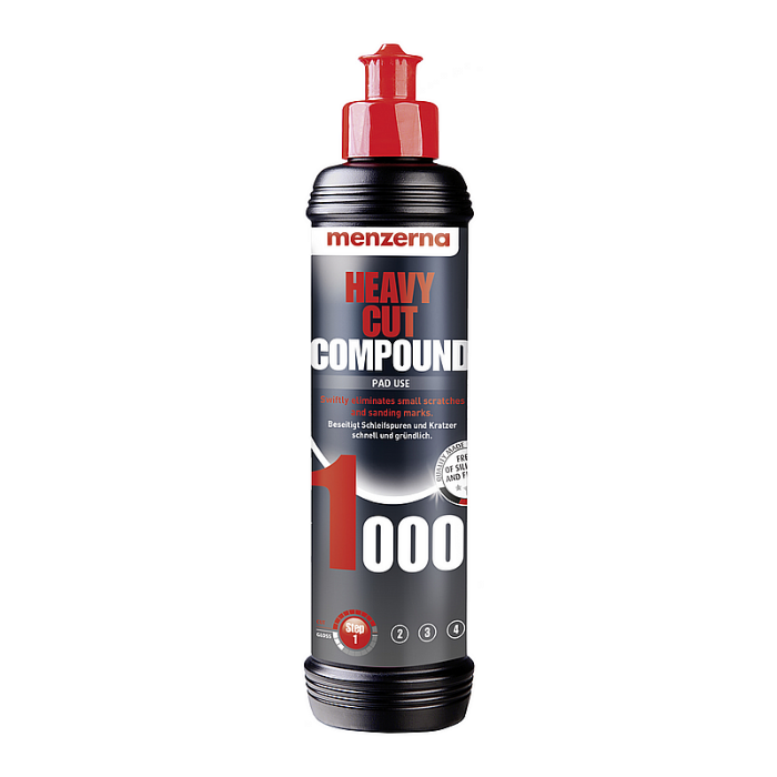 картинка Высокоабразивная полировальная паста - MENZERNA 1000 Heavy Cut Compound 250мл.