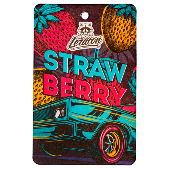 картинка Ароматизатор подвесной с ароматом клубники - LERATON Strawberry