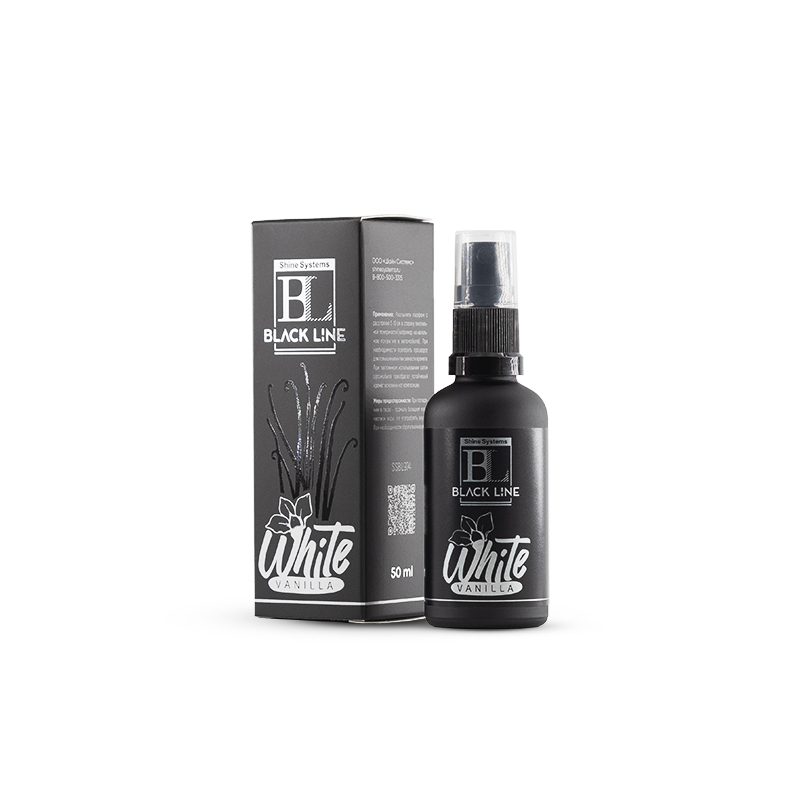 картинка Ароматизатор для авто и дома - Shine Systems Black Line White Vanilla 50мл.