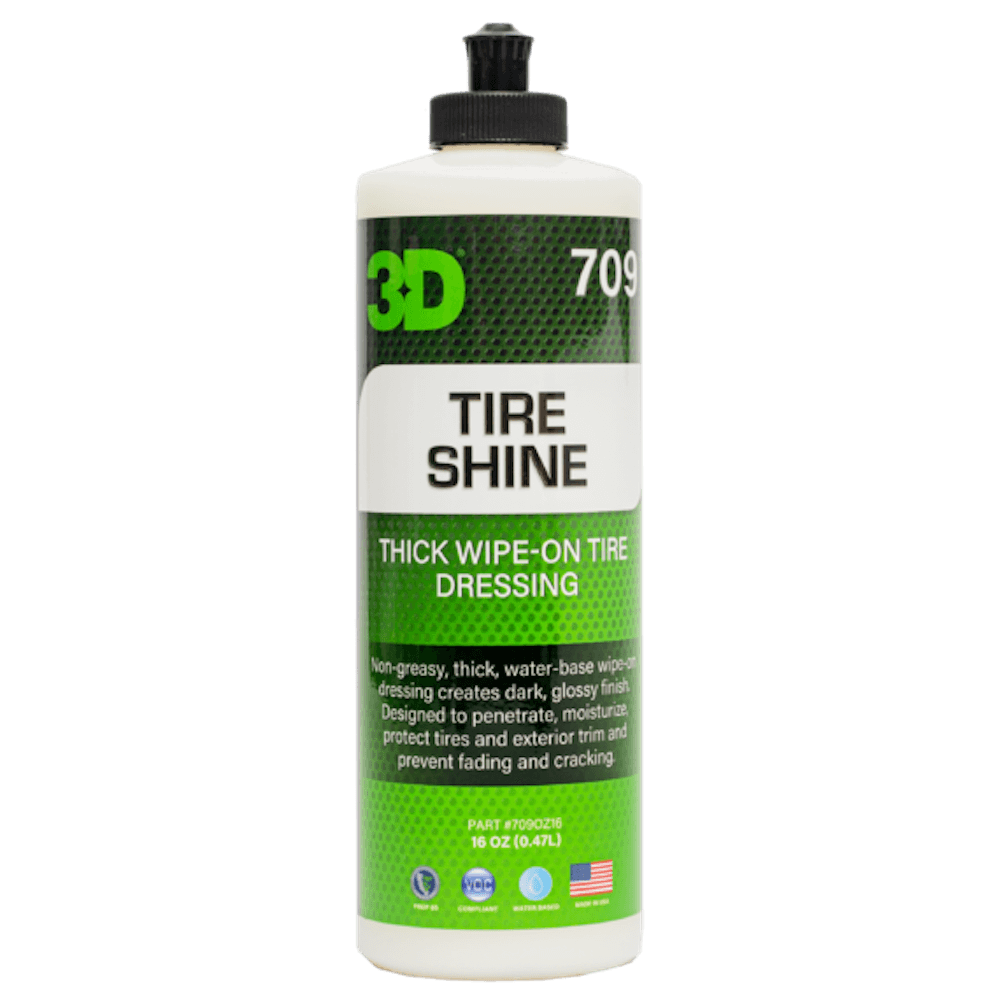 картинка Средство по уходу за винилом и пластиком - 3D 709 Universal Protectant (Tire Shine) 473мл.
