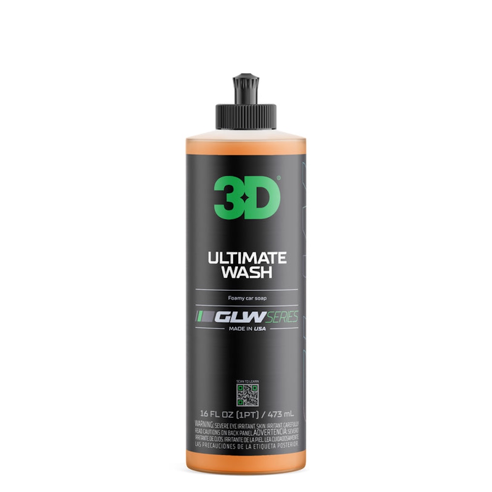 картинка Шампунь премиум-класса для ручной мойки автомобиля - 3D GLW Ultimate Wash 473мл.