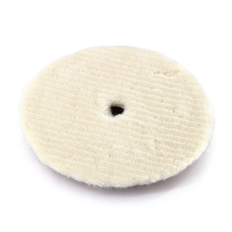 картинка Полировальный круг из стриженого меха - Shine Systems Stripy Wool Pad 155мм.