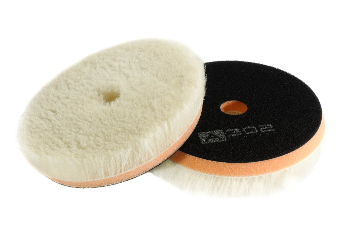 картинка Меховой полировальник на поролоне RO-DA (ворс 16 мм) - А302 Rotary&DA Wool Pad 125/26/135мм.