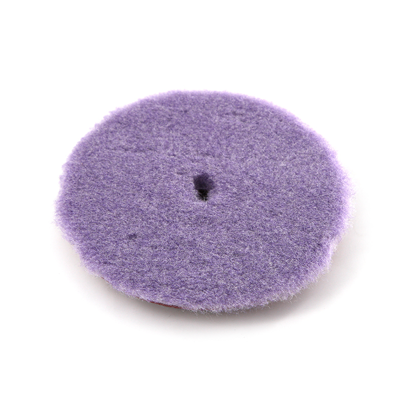 картинка Полировальный круг из лилового меха - Shine Systems Lila Wool Pad 130мм.
