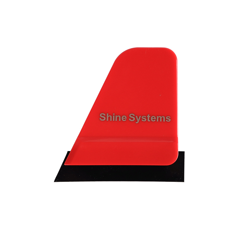 картинка Ракель угловой красный - Shine Systems 9*8,5см.