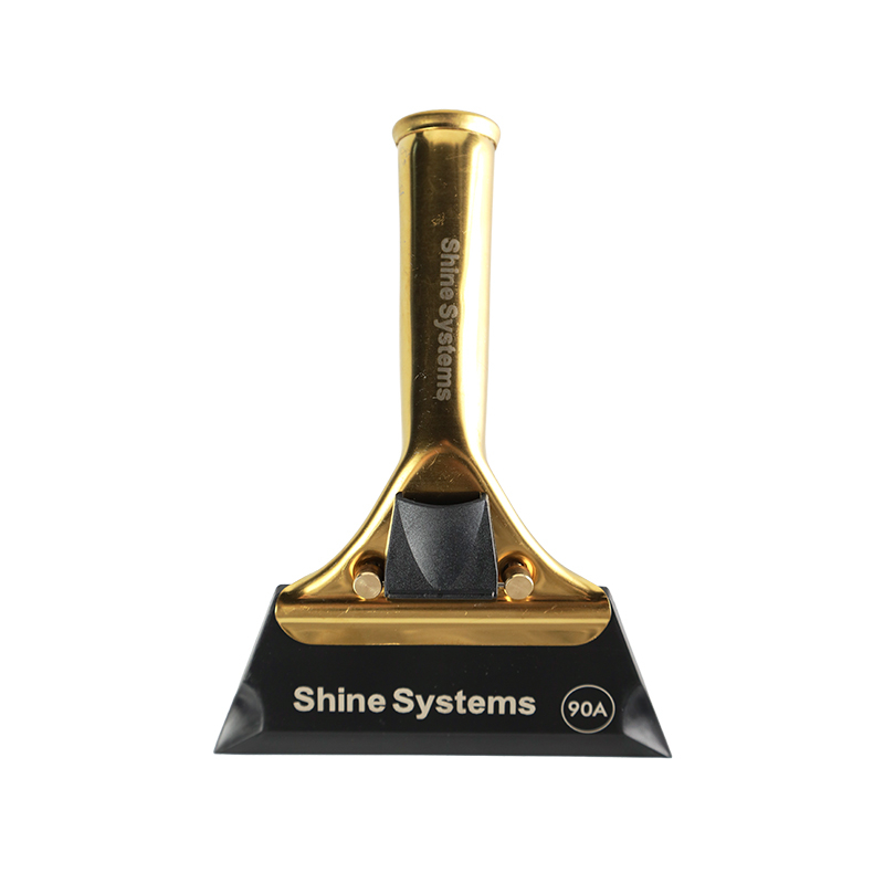 картинка Ракель черный твердостью 90А с ручкой - Shine Systems 15*12см.