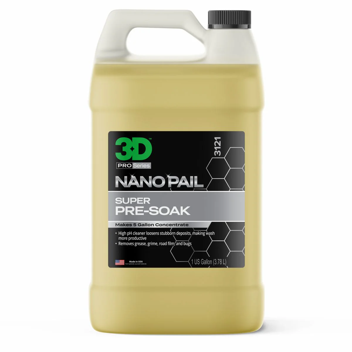 картинка Бесконтактный шампунь-обезжириватель с высоким pH - 3D Super Pre-Soak 3,8л.