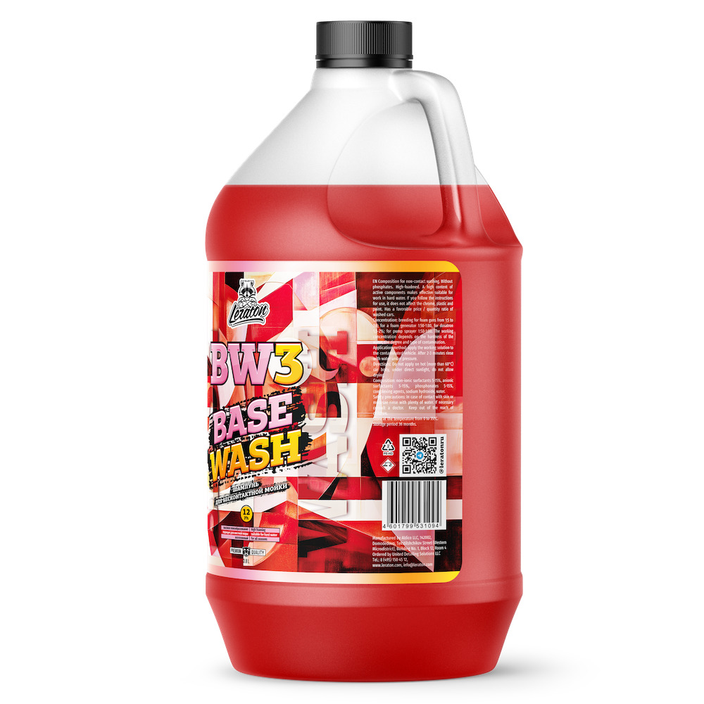 картинка Шампунь для бесконтактной мойки - LERATON BW3 Base Wash 3,8л.