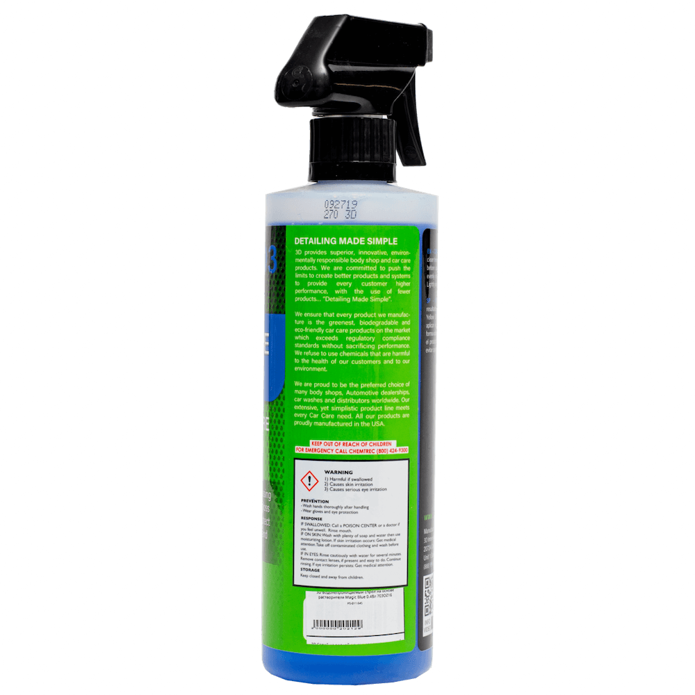 картинка Пропитка для резины и пластика на основе растворителя - 3D 703 Magic Blue Dressing 473мл.
