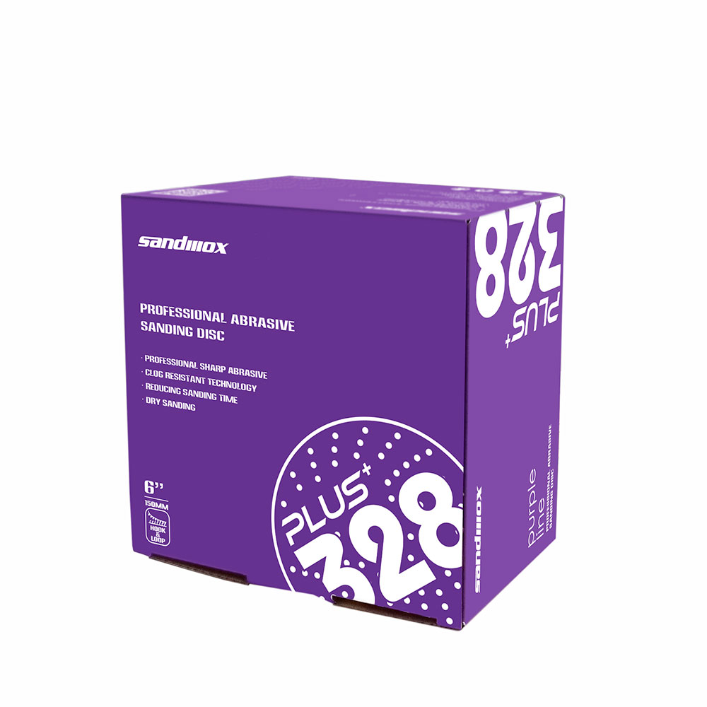 картинка Шлифовальный диск (P220) - Sandwox 328 Plus Purple Line 150мм.