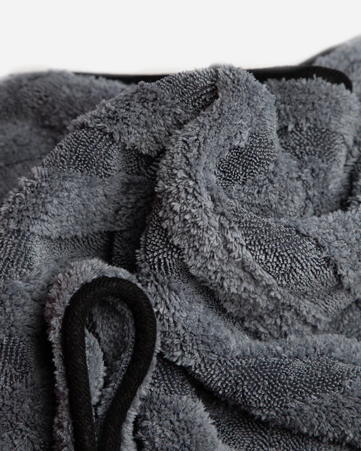 картинка Микрофибра "Гибрид" для сушки серая - A302 Duplex Hybrid XL Drying Towel 50х80, 1200 gsm