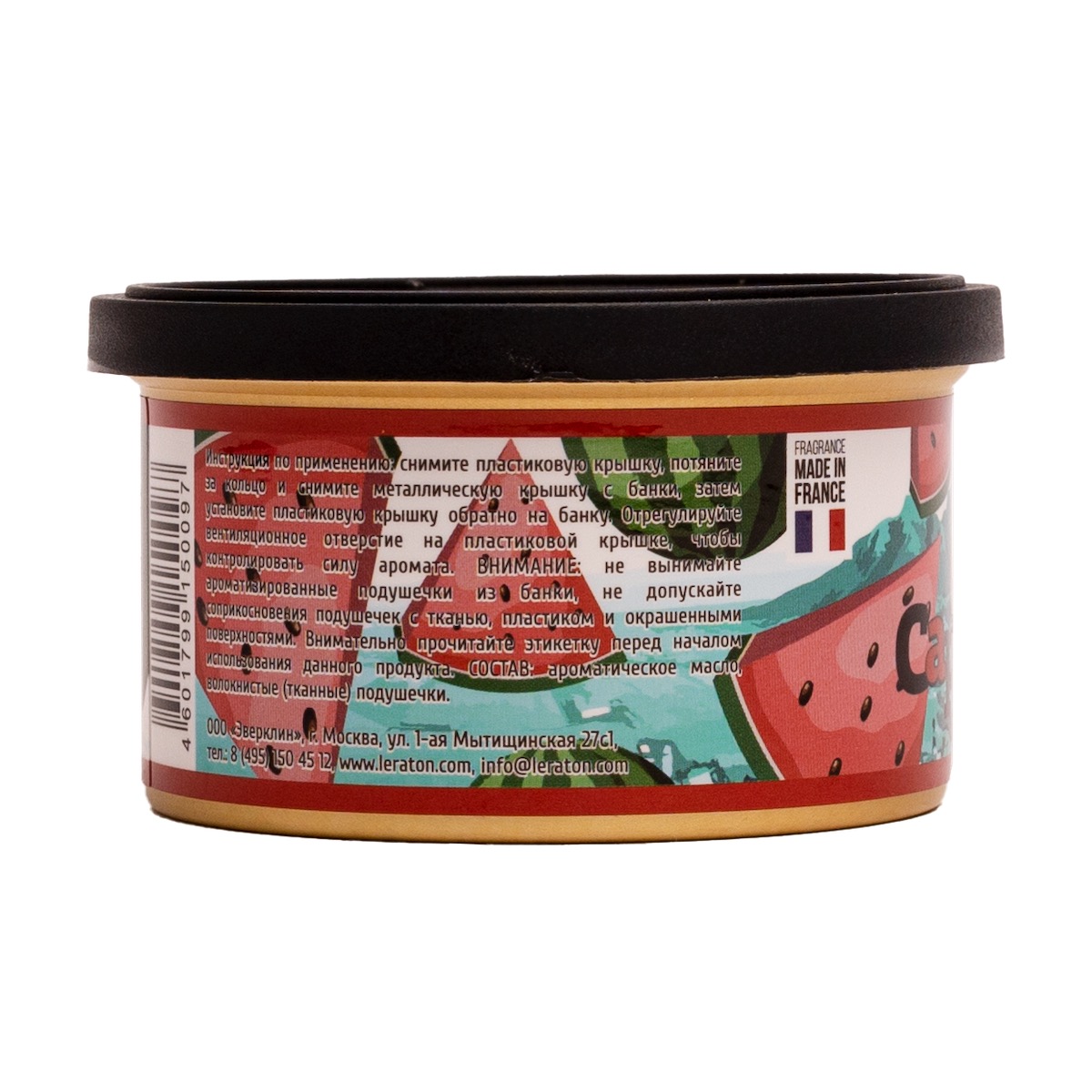 картинка Ароматизатор для автомобиля в банке - LERATON Cape town (Water Melon/Арбуз)