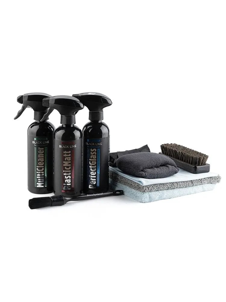 картинка Набор для ухода за интерьером - Shine Systems Black Line InteriorCare Kit