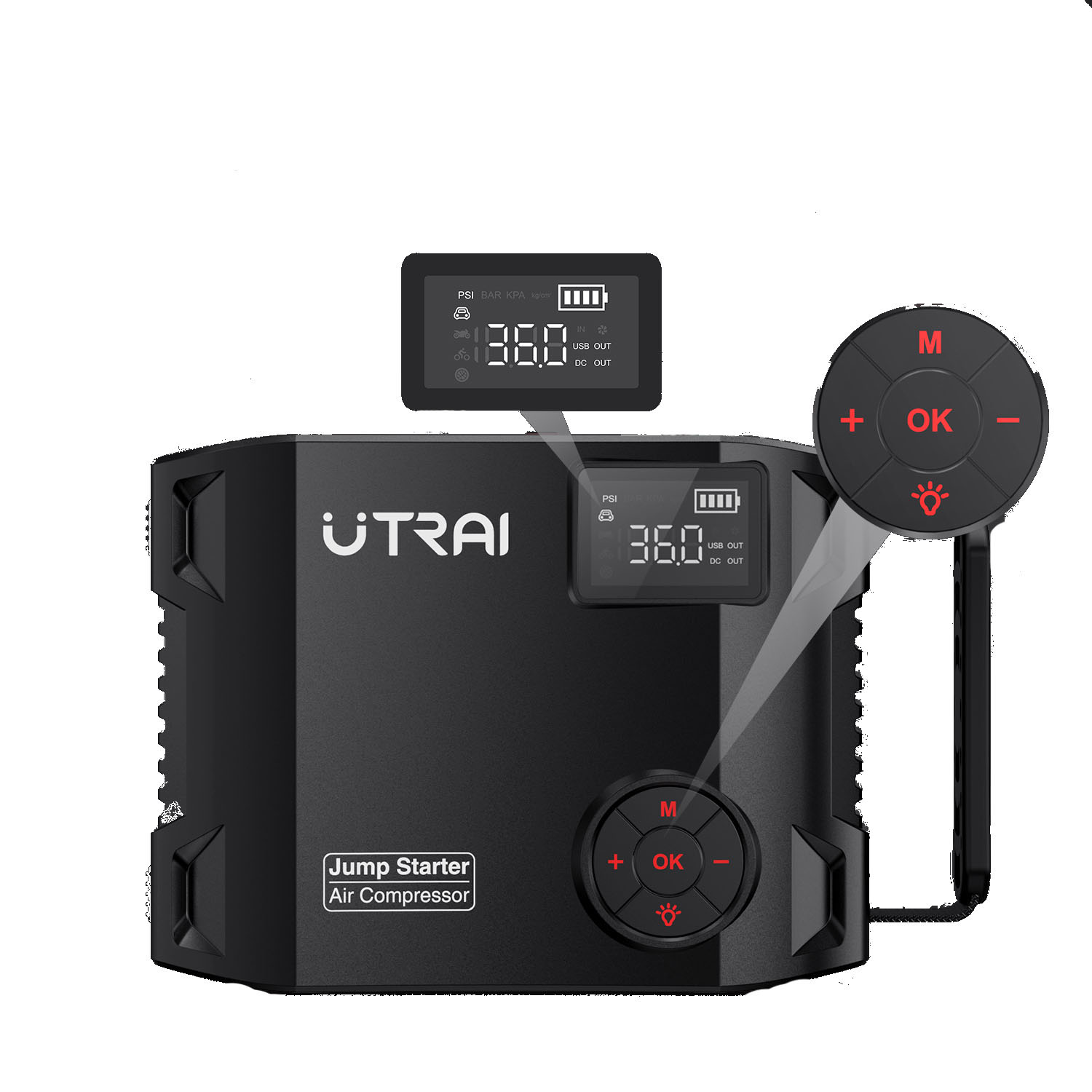 картинка Портативное пусковое устройство для автомобилей - UTRAI Jump Starter 5